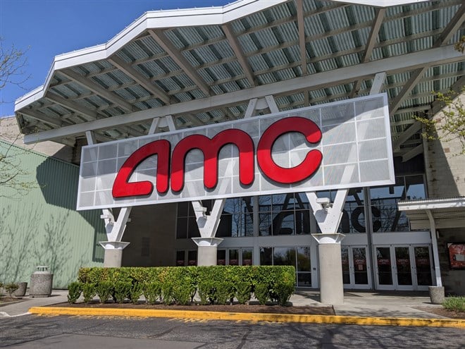 AMC logo sign